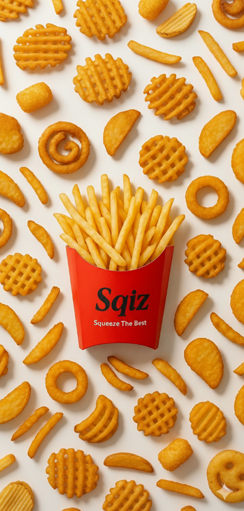 스퀴즈 — Sqiz Squeeze The Best 감자튀김 브랜드